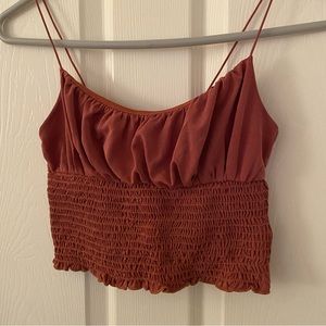 Urban Outfitters Rose Pink Crop Top